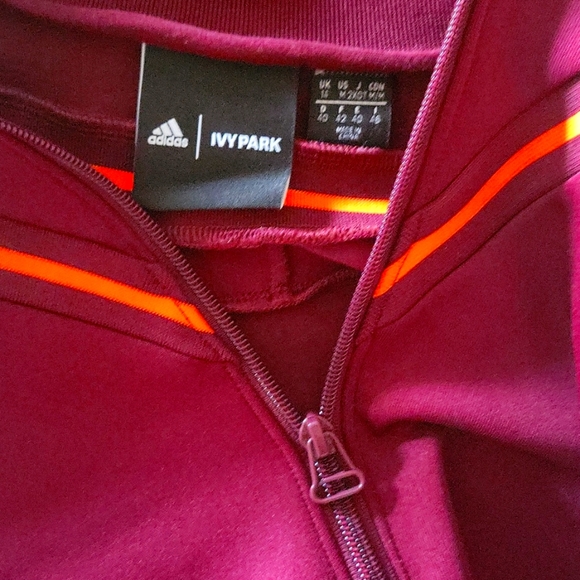 IVY PARK BODYSUIT Maroon/Solar orange Adidas Rare✅️
